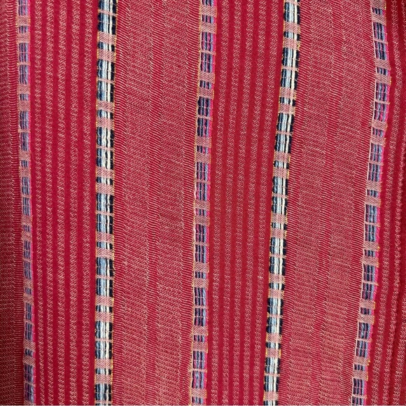 ANTHROPOLGIE PILCRO The Bo Boyfriend Embroidered Button Down Red Top Size Small - Picture 9 of 10